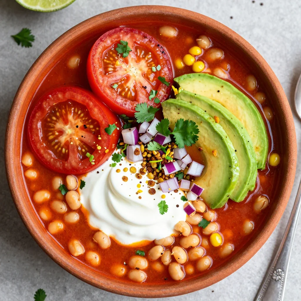 New Year New You Veggie Packed White Bean Chili