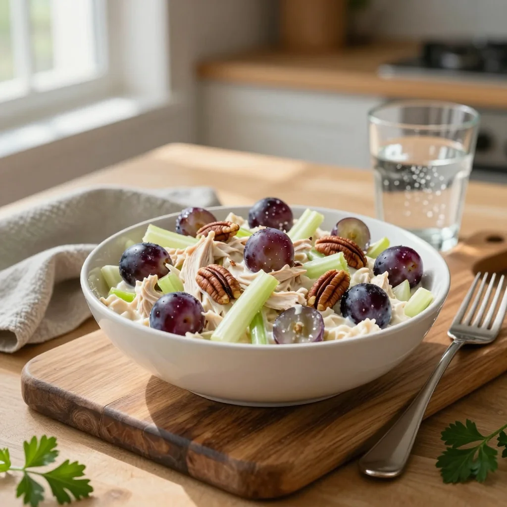 Chicken Salad with Grapes Pecans and Celery
