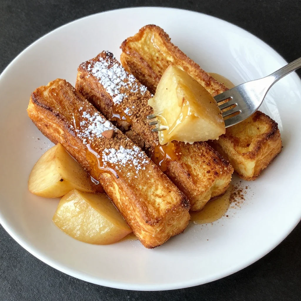 Cinnamon Apple French Toast Sticks for Meal Prep