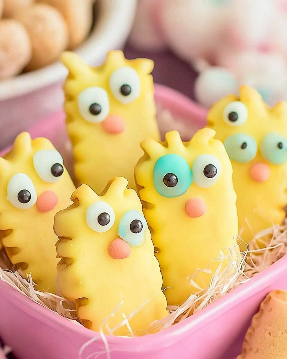 Easter Chick Dipped Wafer Cookies: A Fun and Festive Treat for All Ages
