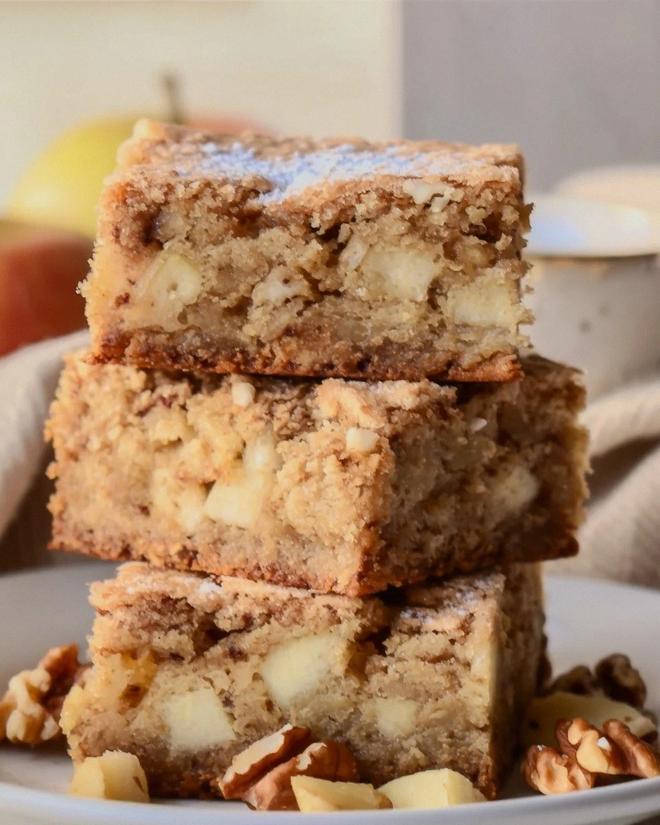 Easy Apple Brownies Perfect For Fall Baking
