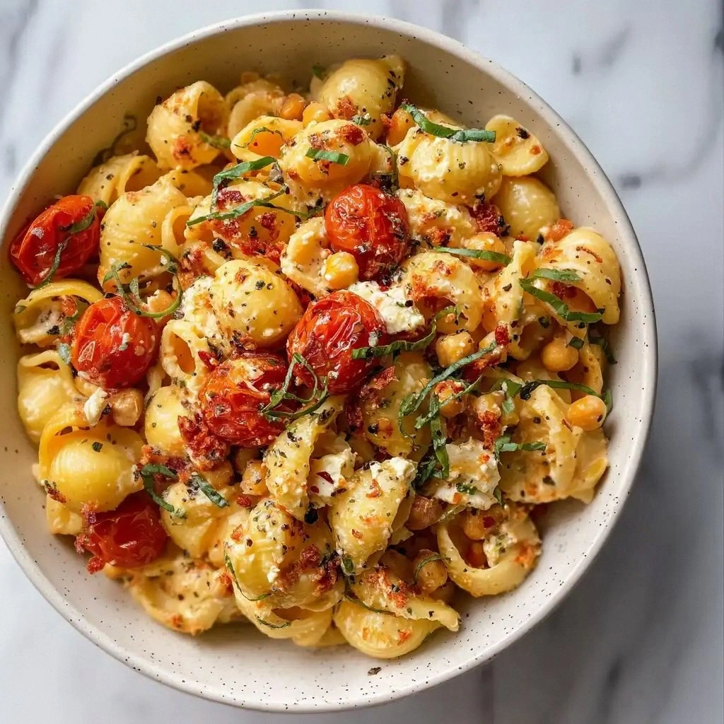 Easy Baked Feta Pasta with Chi