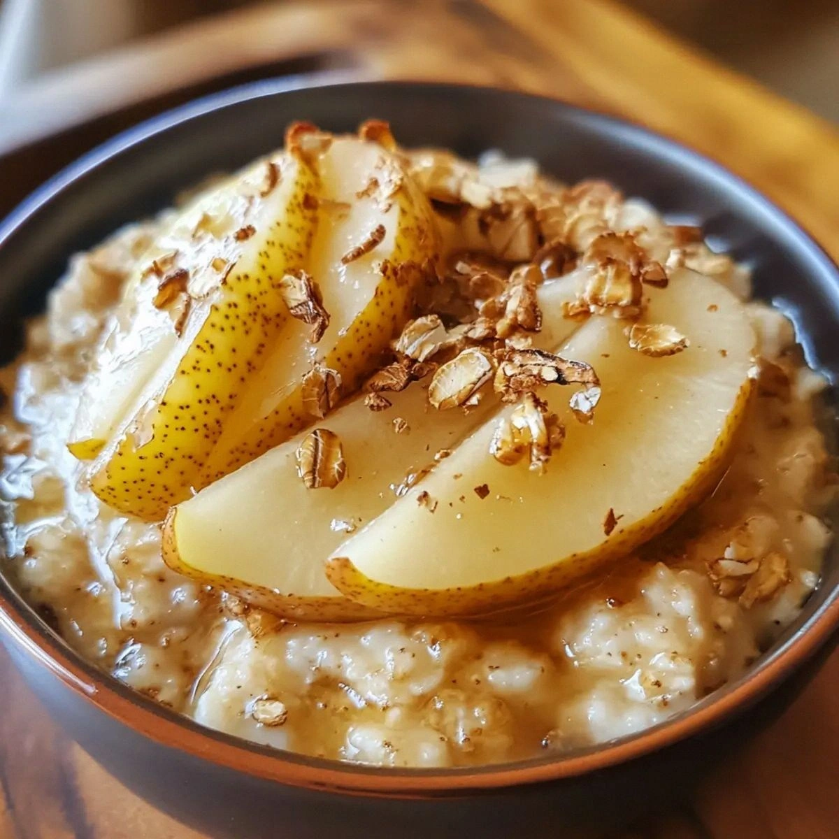 Easy Baked Honey Pear Oat Reci