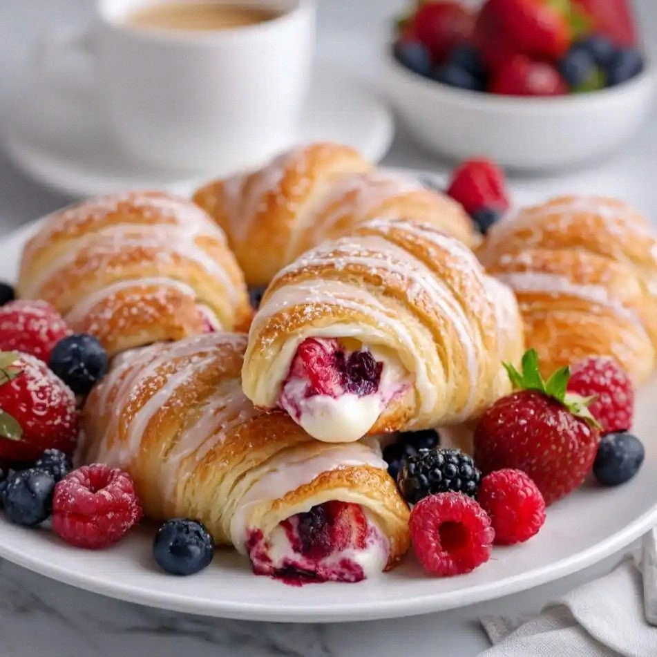 Easy Berry Cream Cheese Stuffe