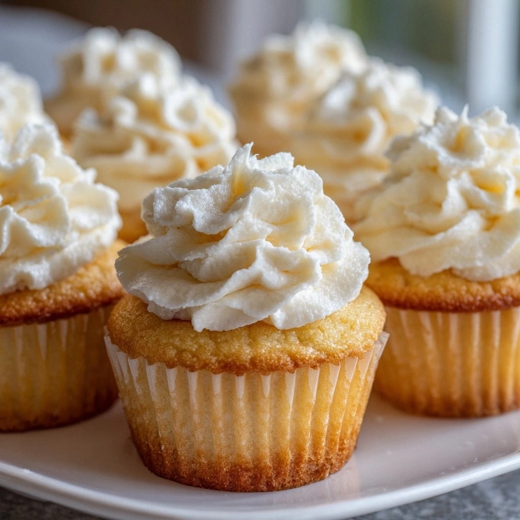 Easy Blender Vanilla Cupcakes: