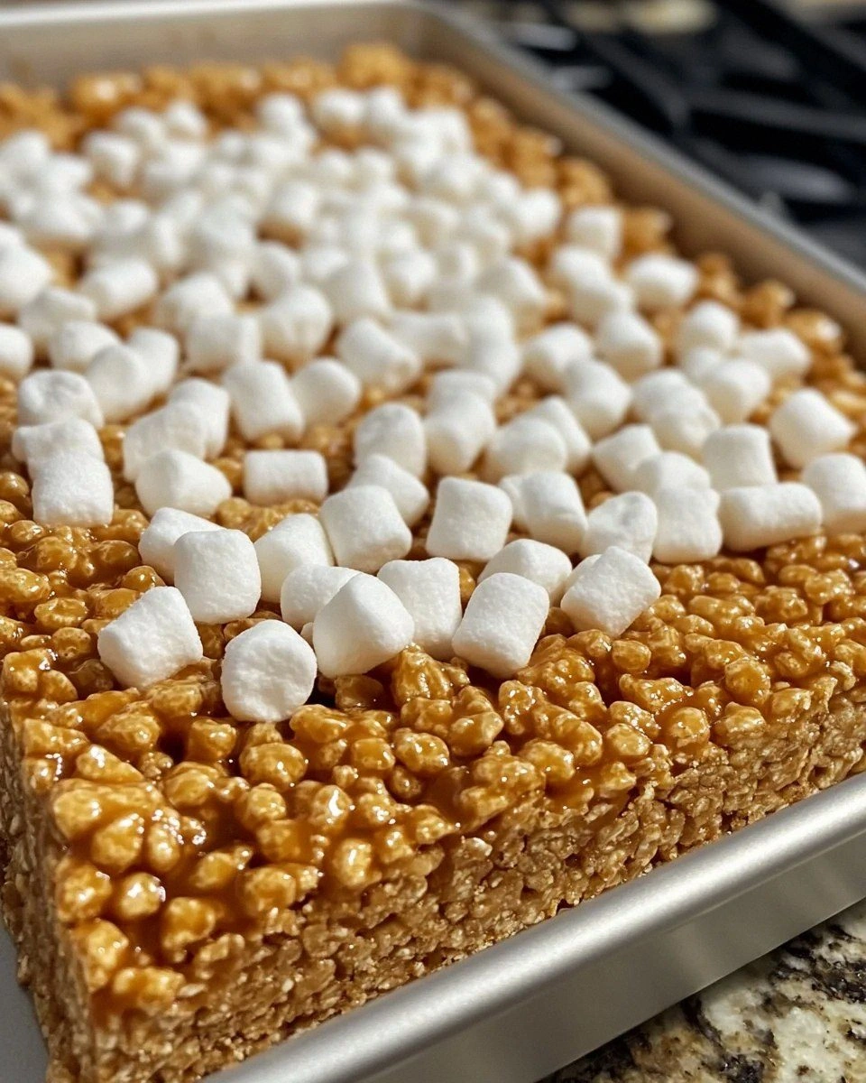 Easy Brown Butter Dulce de Leche Rice Krispie Treats