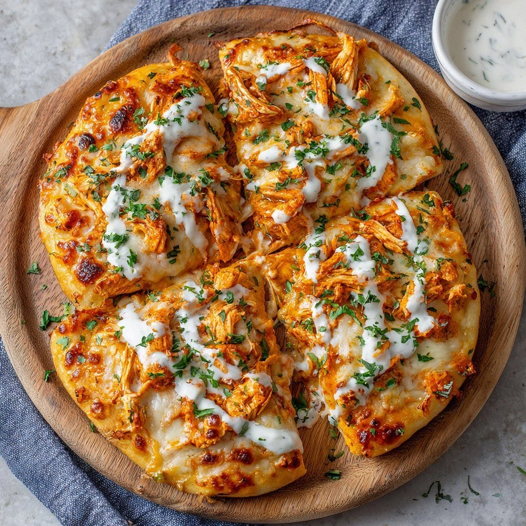 Easy Buffalo Chicken Pizza : S