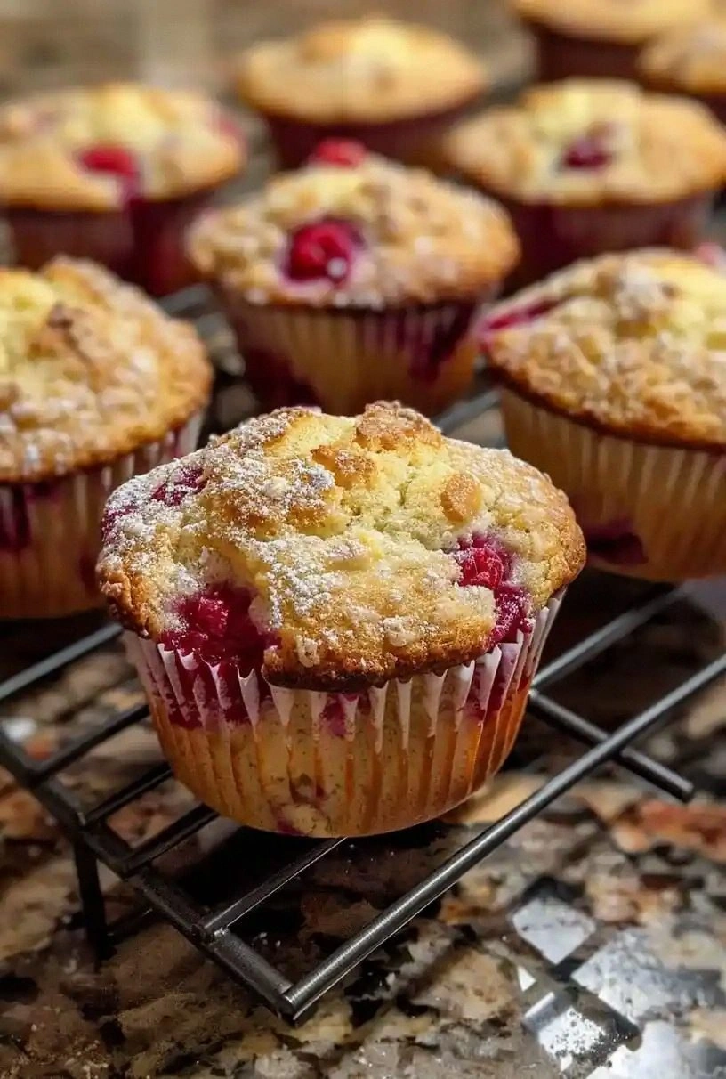 Easy Buttermilk Raspberry Muff