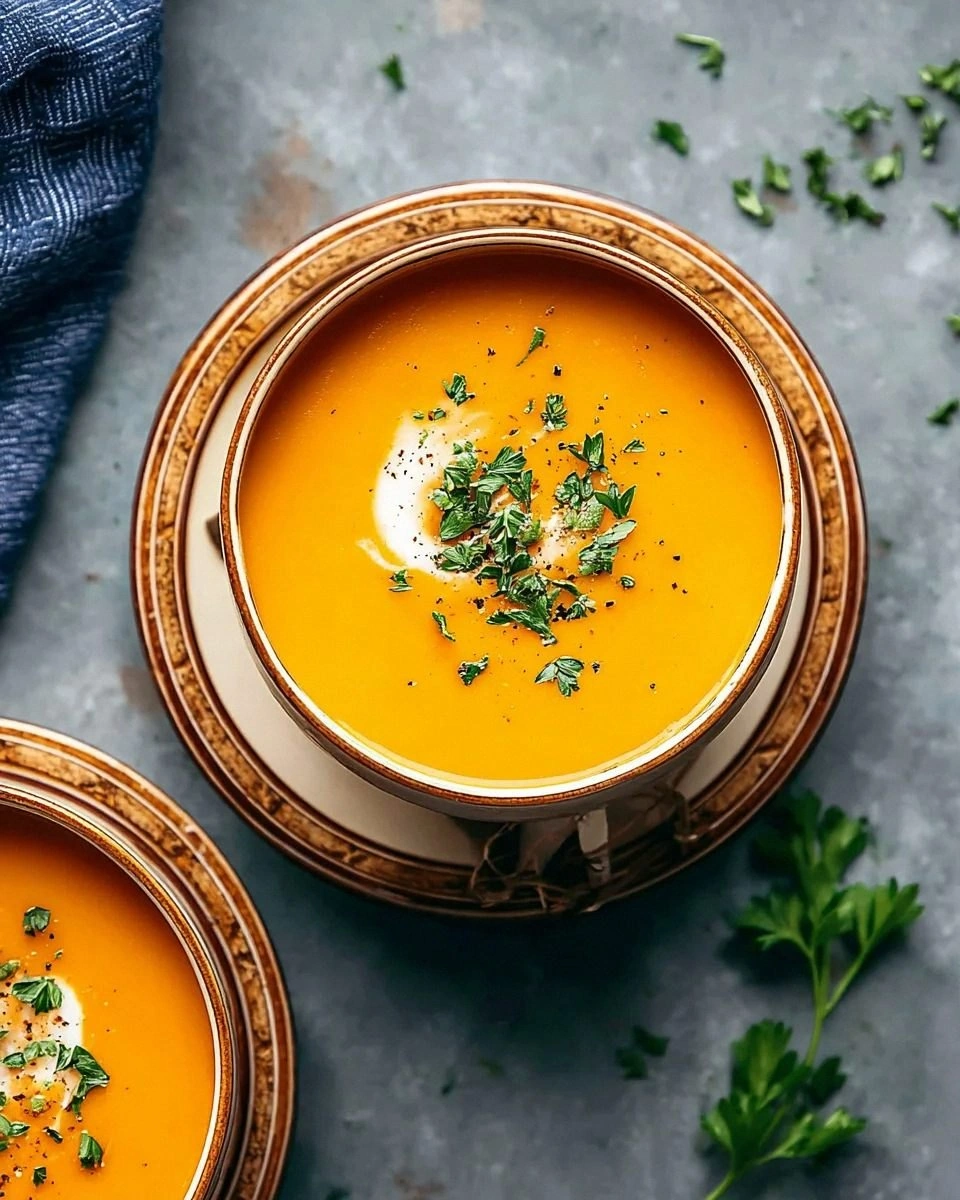 Easy Butternut Squash and Sweet Potato Soup