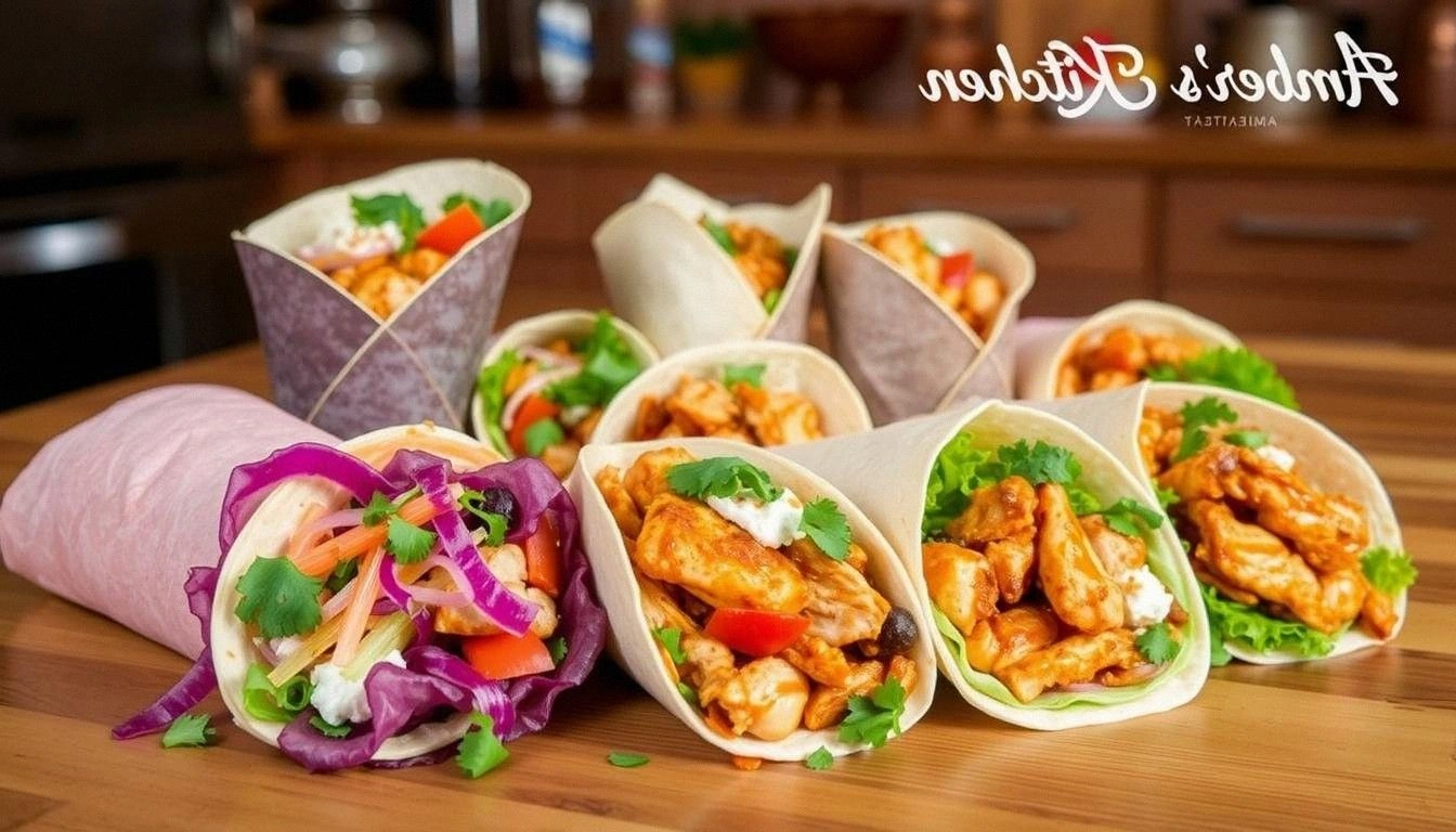Easy Chicken Ranch Wraps: Quic