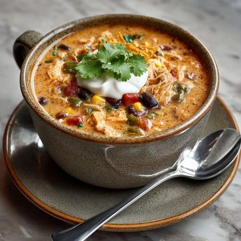 Easy Chicken Taco Soup Recipe