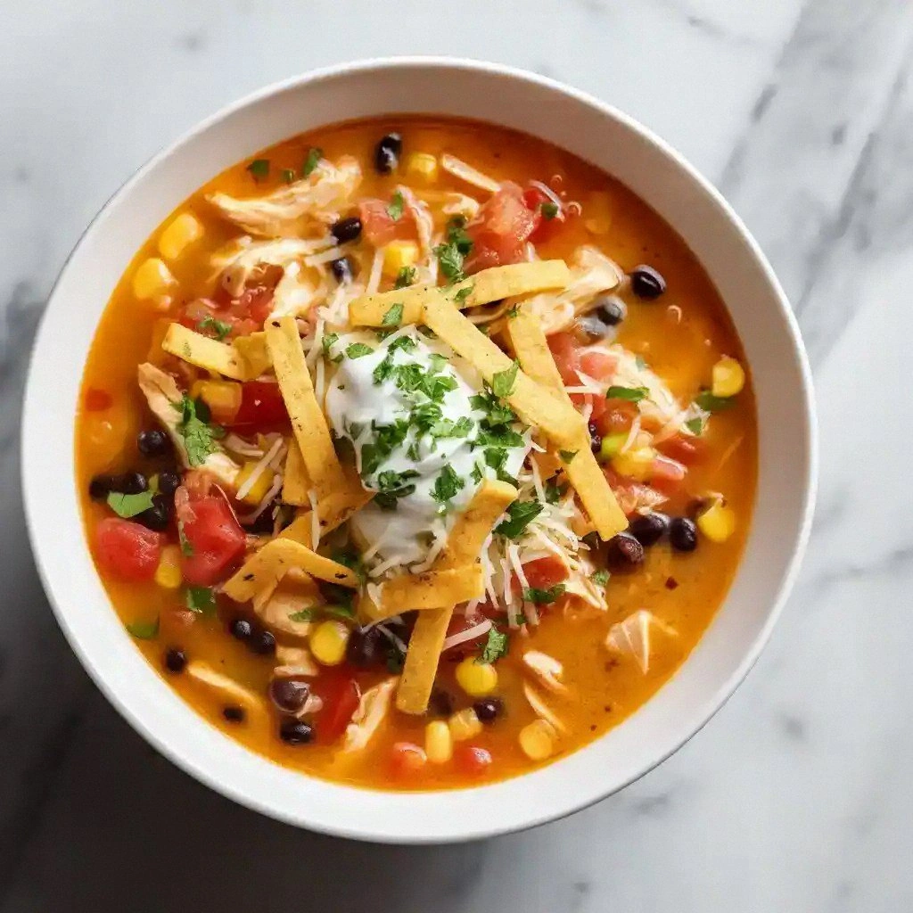 Easy Chicken Tortilla Soup