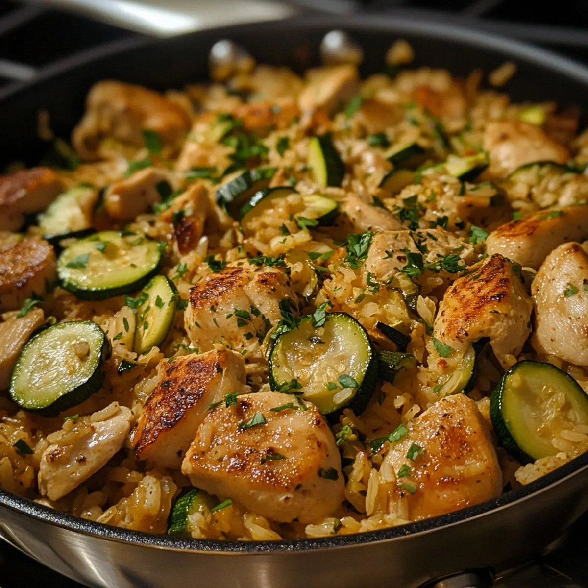 Easy Chicken & Zucchini Rice S