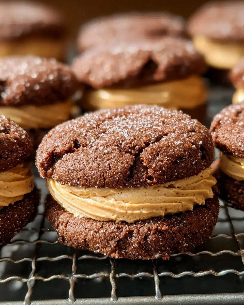 Easy Chocolate Cake Mix Sandwi