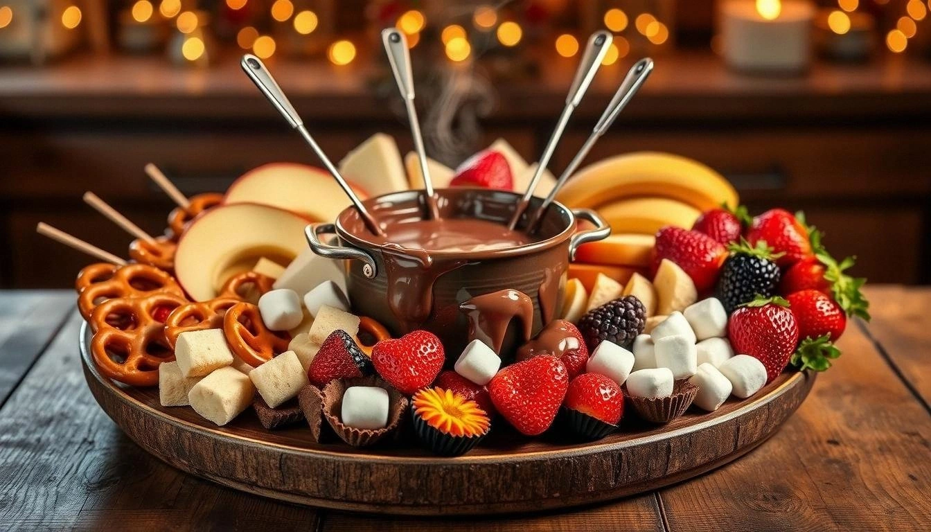 Easy Chocolate Fondue Recipe F