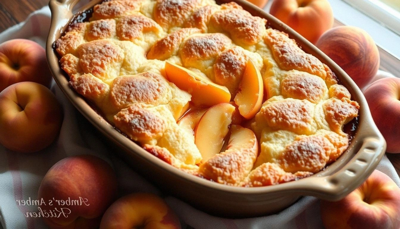 Easy Classic Peach Cobbler Rec
