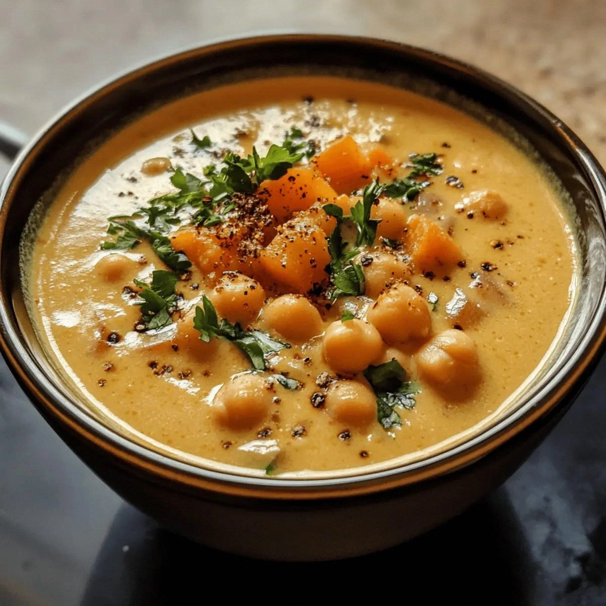 Easy Coconut Curry Chickpea So