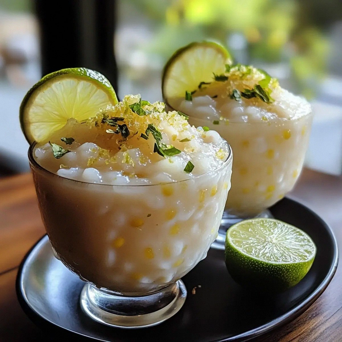 Easy Coconut Lime Tapioca Cups