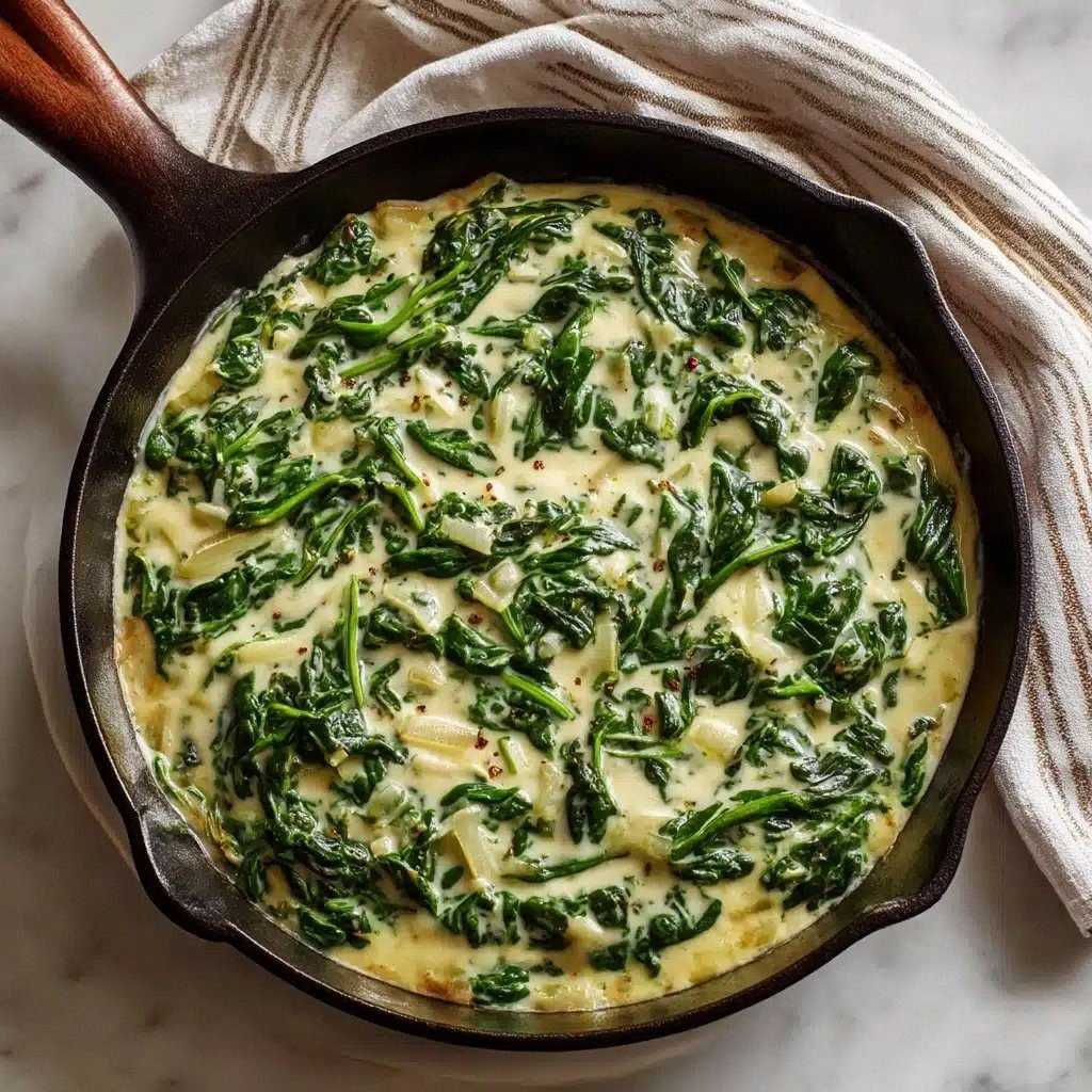 Easy Creamed Spinach Recipe