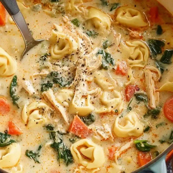 Easy & Creamy Chicken Tortelli