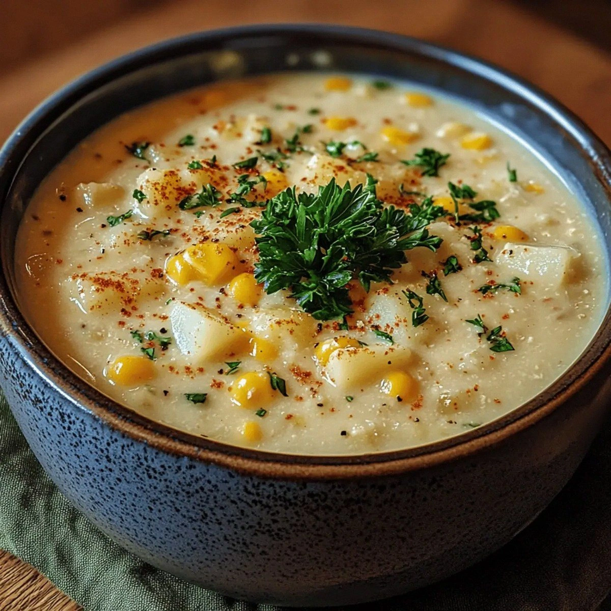 Easy Creamy Corn and Potato Ch