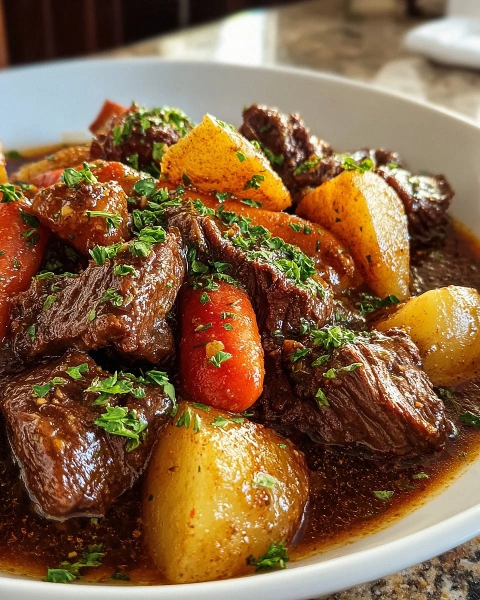 Easy Crockpot Beef Stew