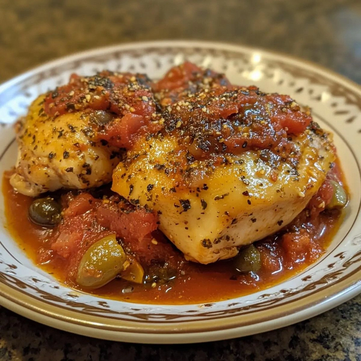 Easy Crockpot Chicken with Tom