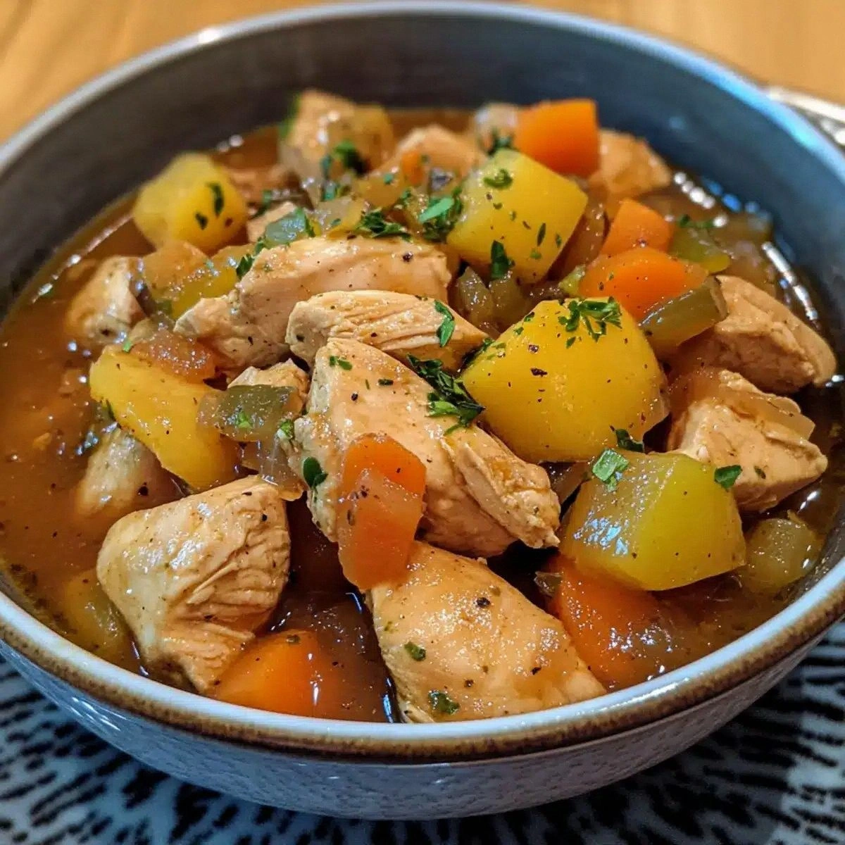 Easy Crockpot Lemon Chicken Ve