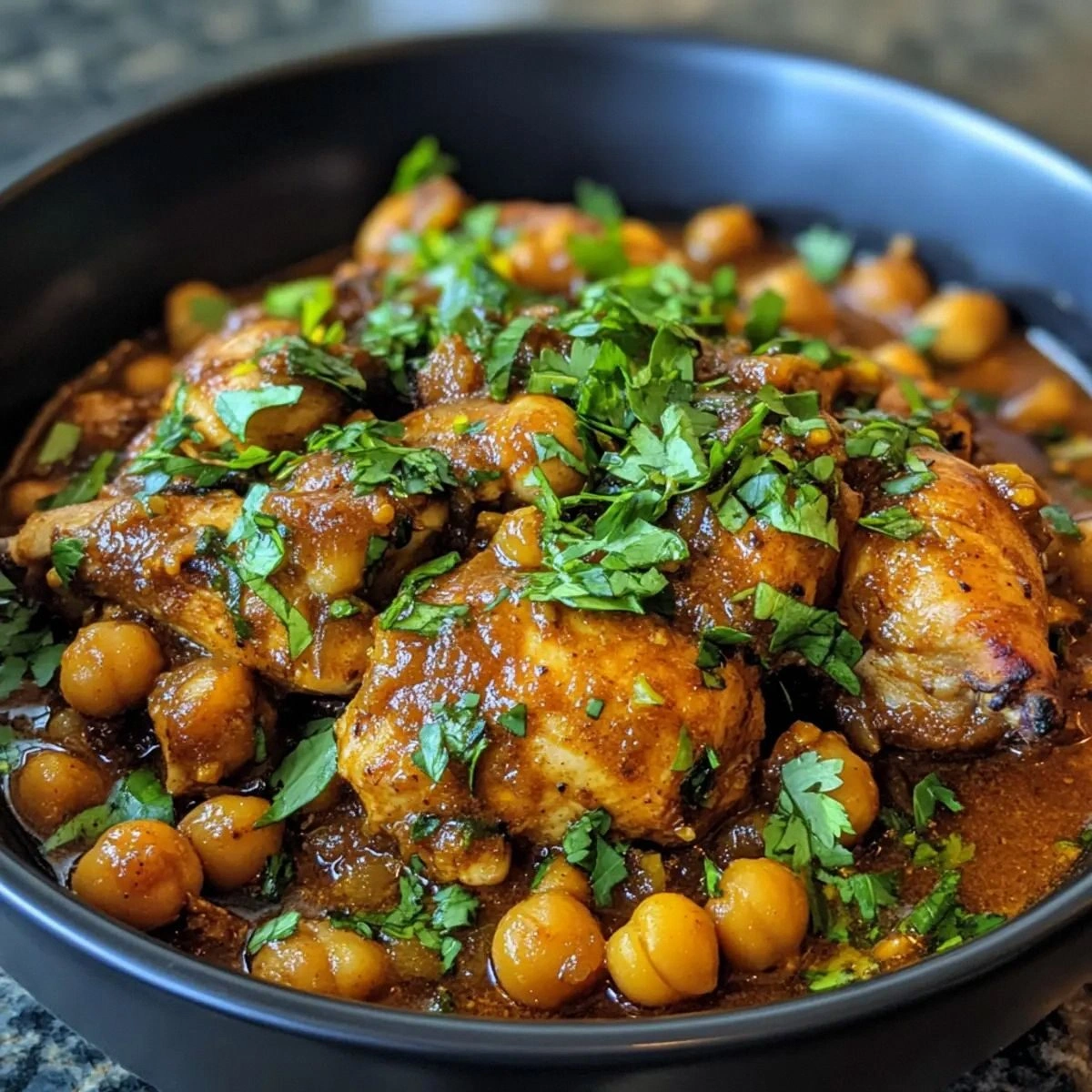 Easy Crockpot Moroccan Chicken