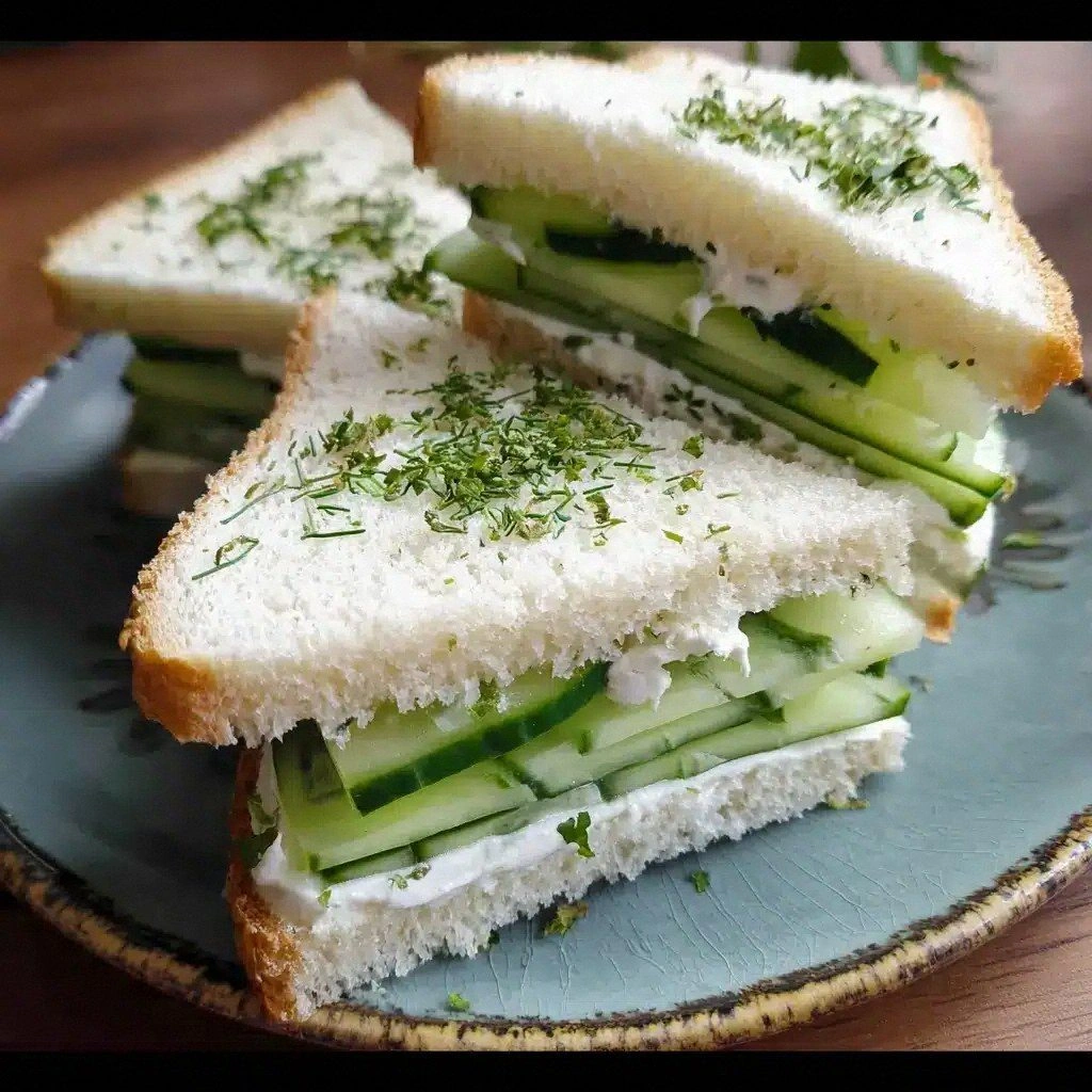 Easy Cucumber Tea Sandwich Rec