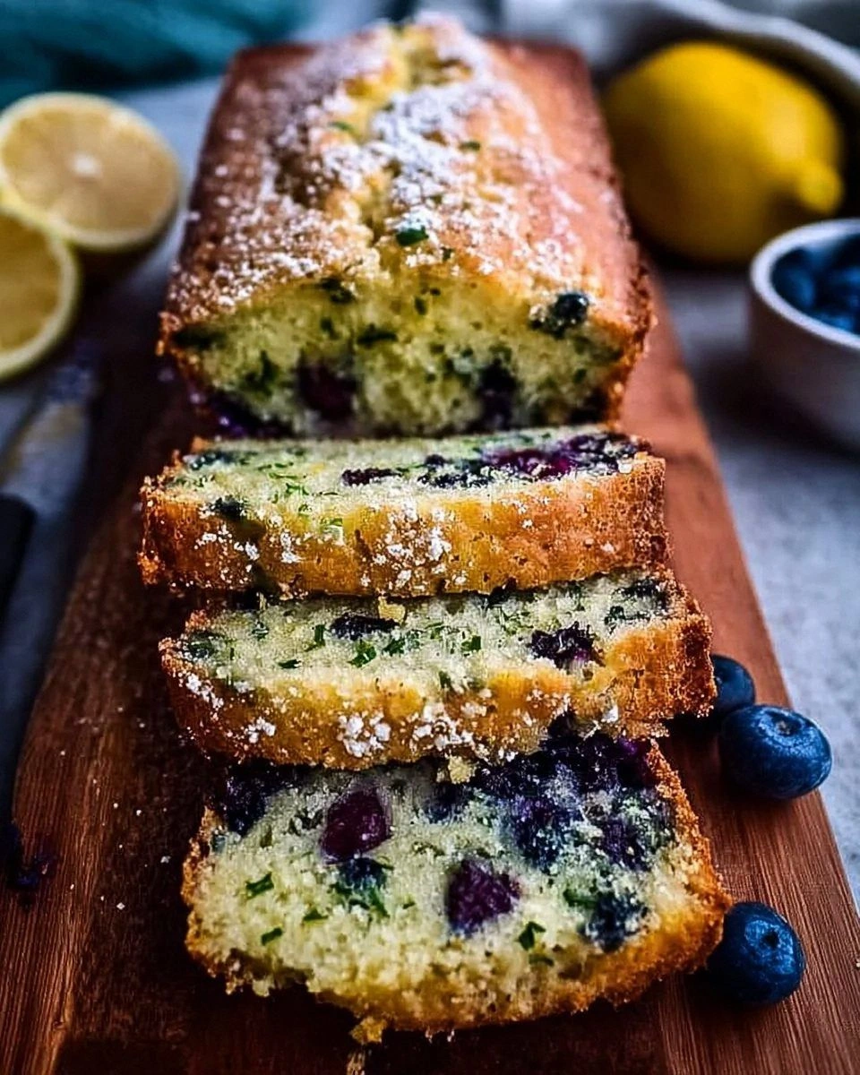 Easy & Delicious Lemon Blueberry Zucchini Bread