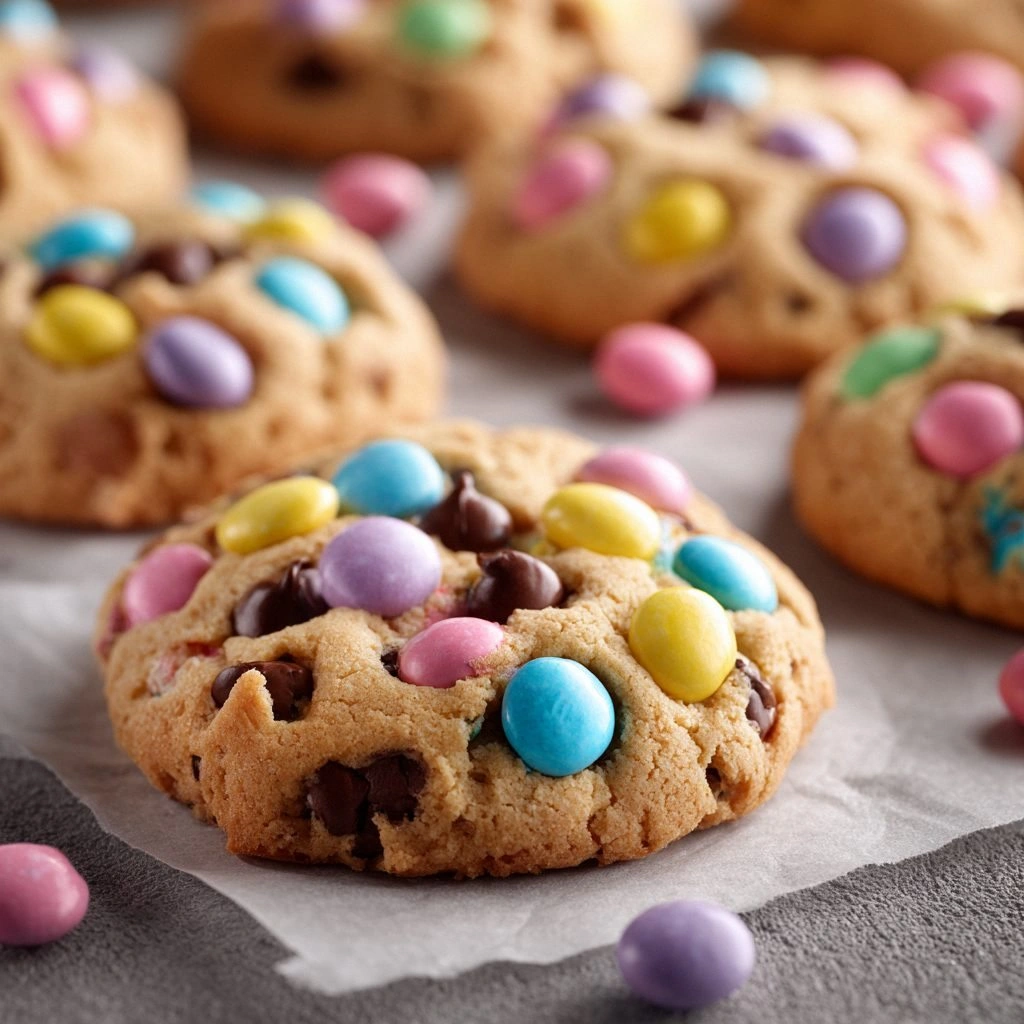 Easy Easter Cookies with M&Ms 