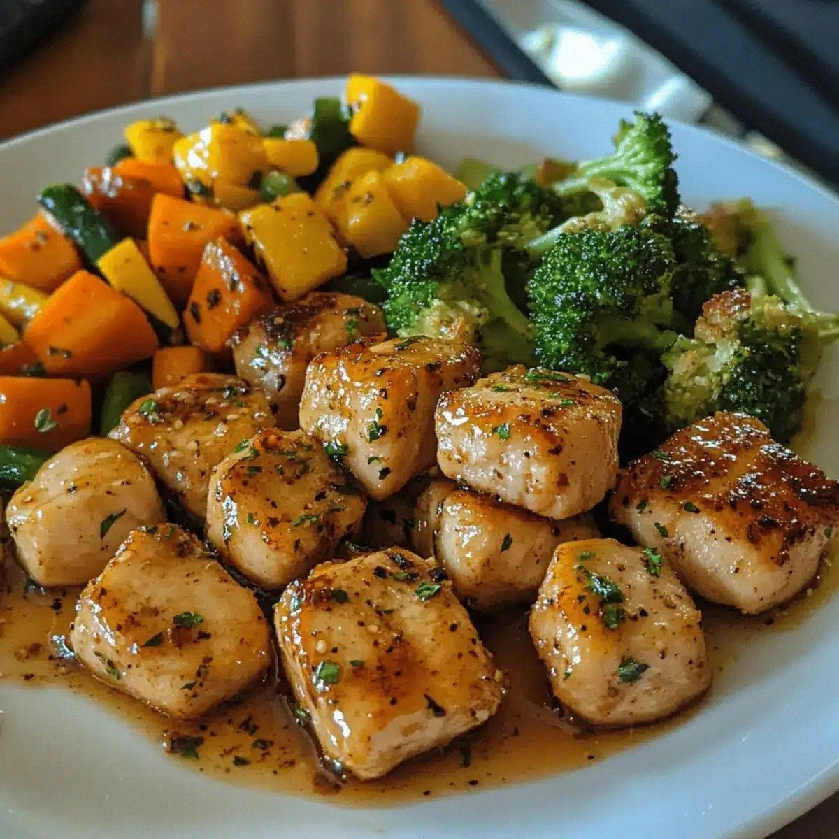 Easy Garlic Butter Chicken Bit