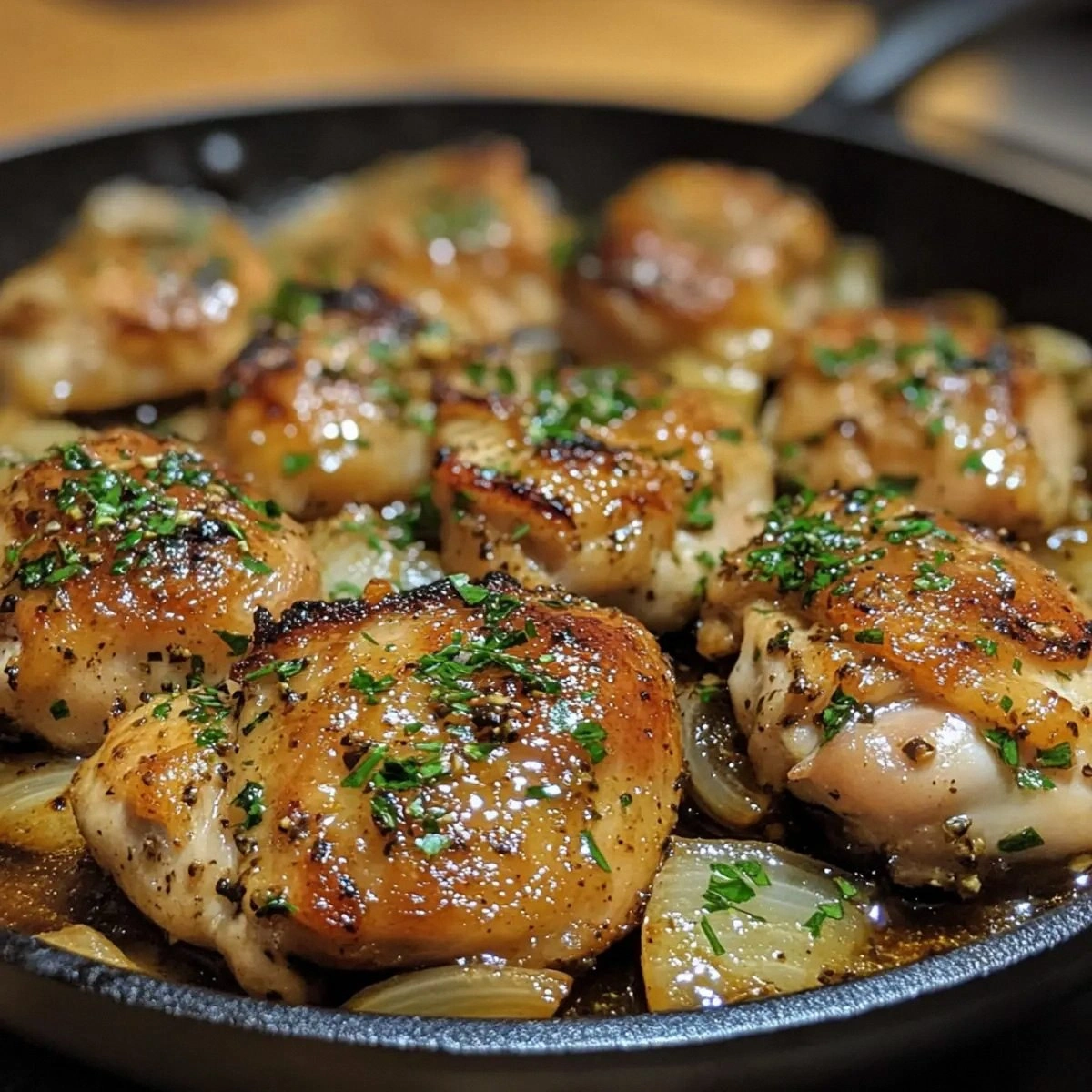 Easy Garlic Herb Chicken Thigh
