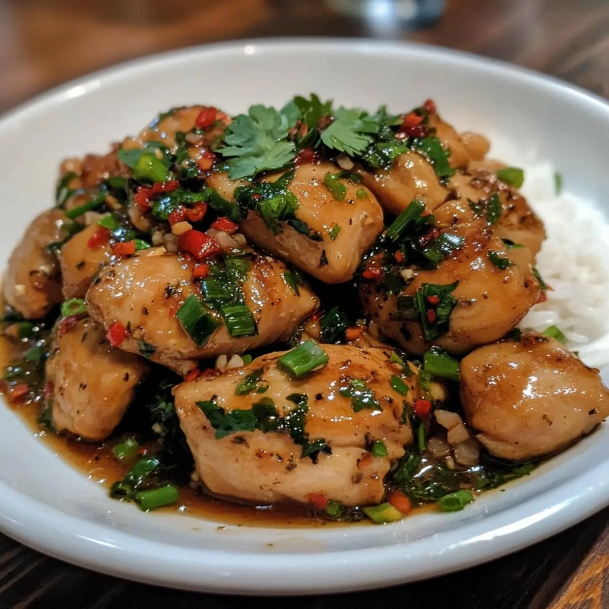 Easy Ginger Garlic Chicken Thi