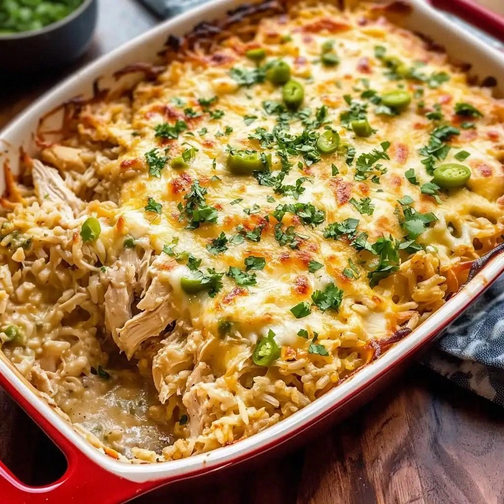 Easy Green Chile Chicken and R