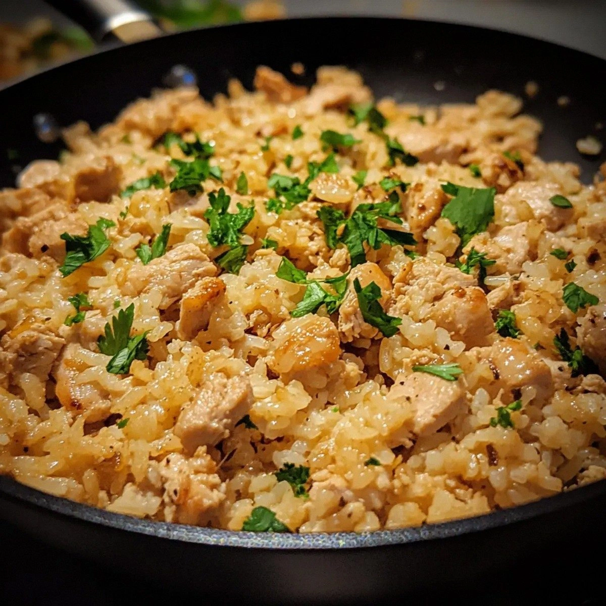 Easy Ground Chicken Garlic Ric