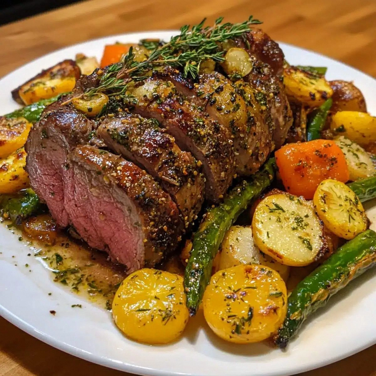 Easy Herb Citrus Roast Lamb wi