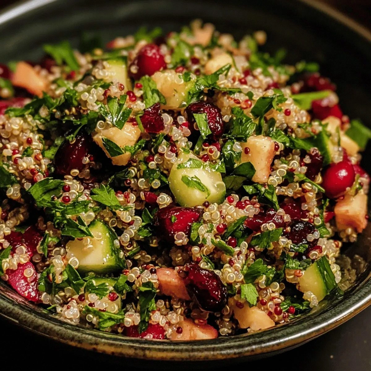 Easy Herbed Quinoa & Cranberry
