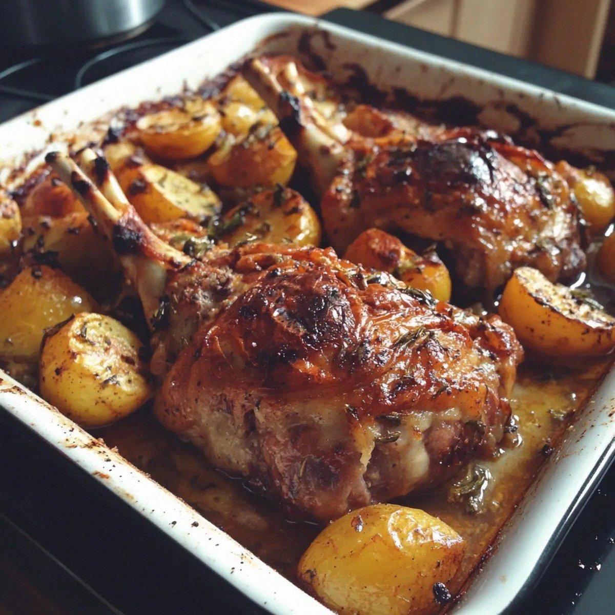 Easy Honey-Mustard Easter Lamb