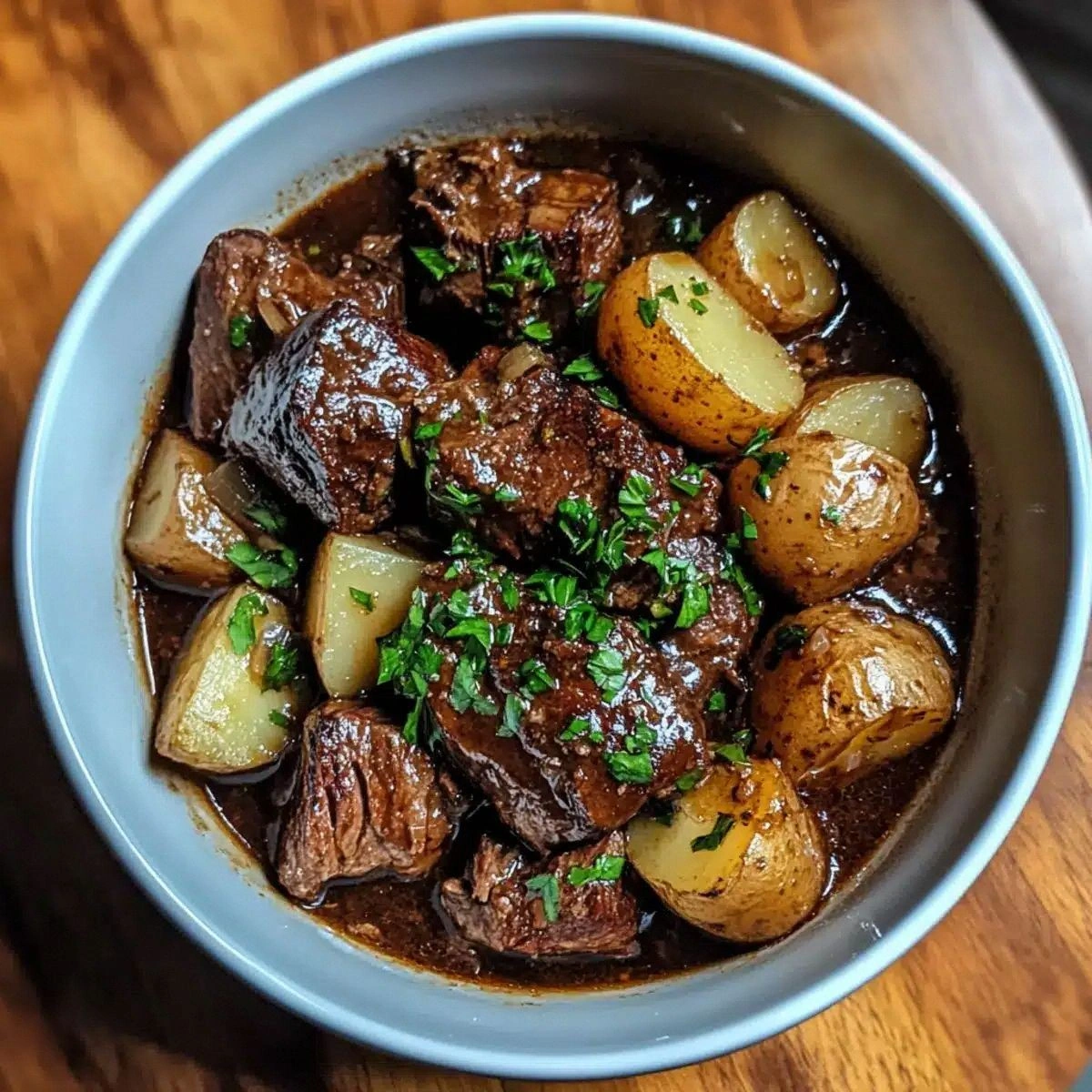 Easy Instant Pot Garlic Braise