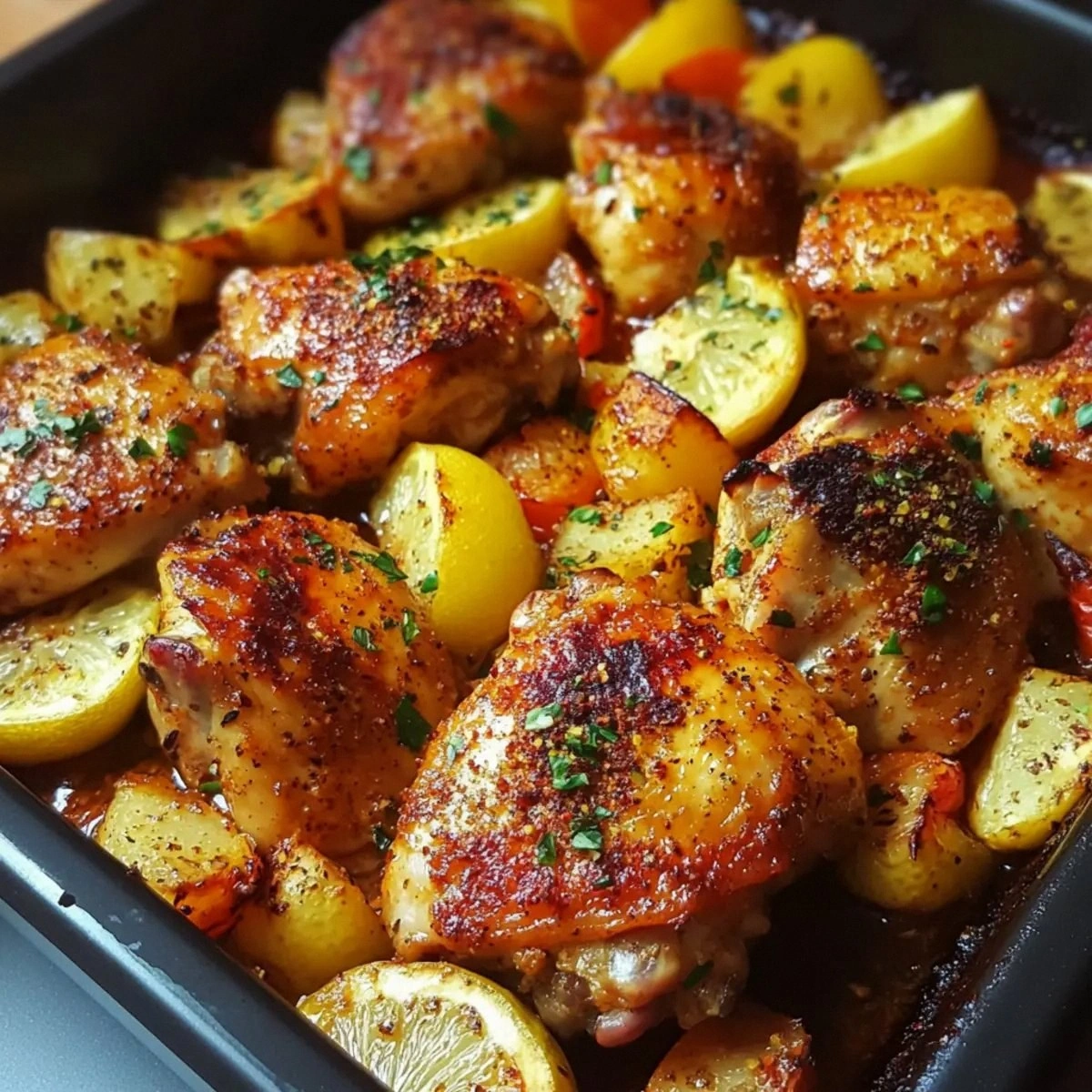 Easy Juicy Lemon Paprika Chick