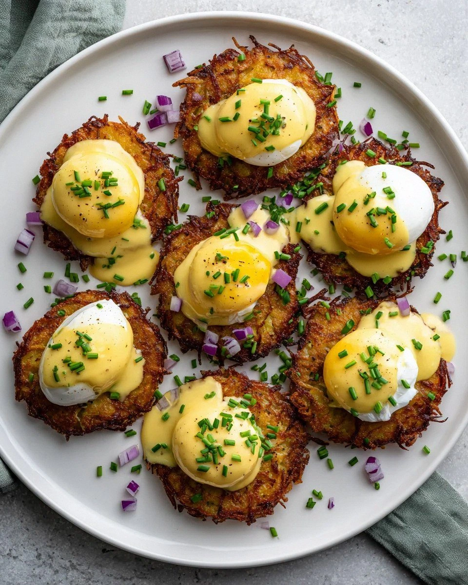 Easy Latke Eggs Benedict: A Unique Twist on Breakfast!