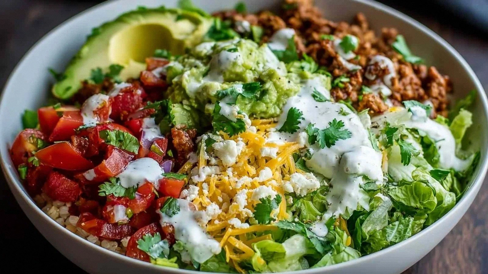 Easy Low Carb Burrito Bowl