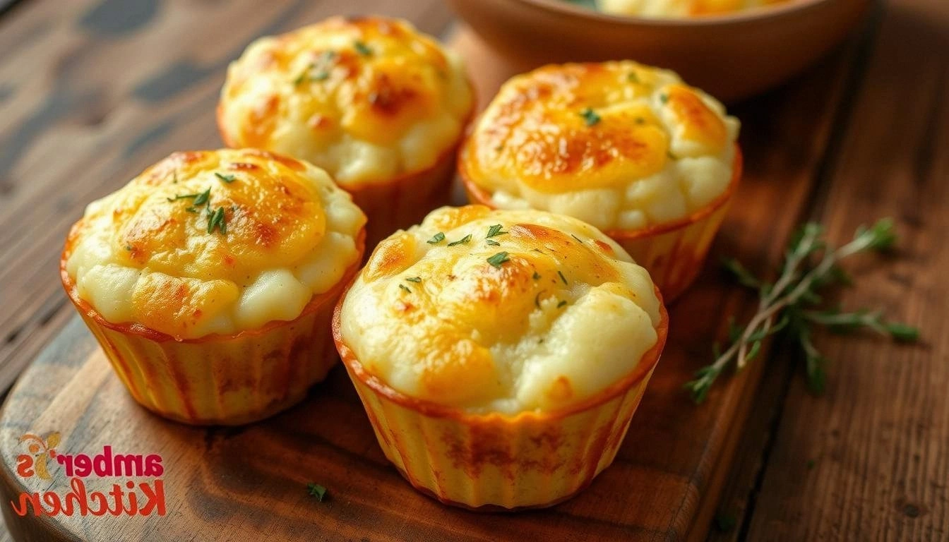 Easy Mashed Potato Muffins: Pe