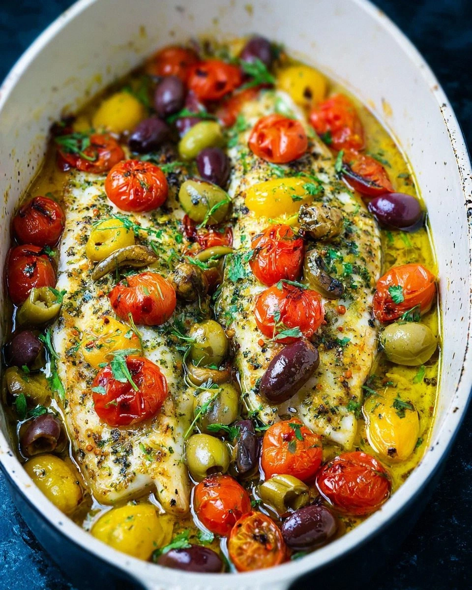 Easy Mediterranean Baked Mackerel Fish Recipe for Tasty Meals