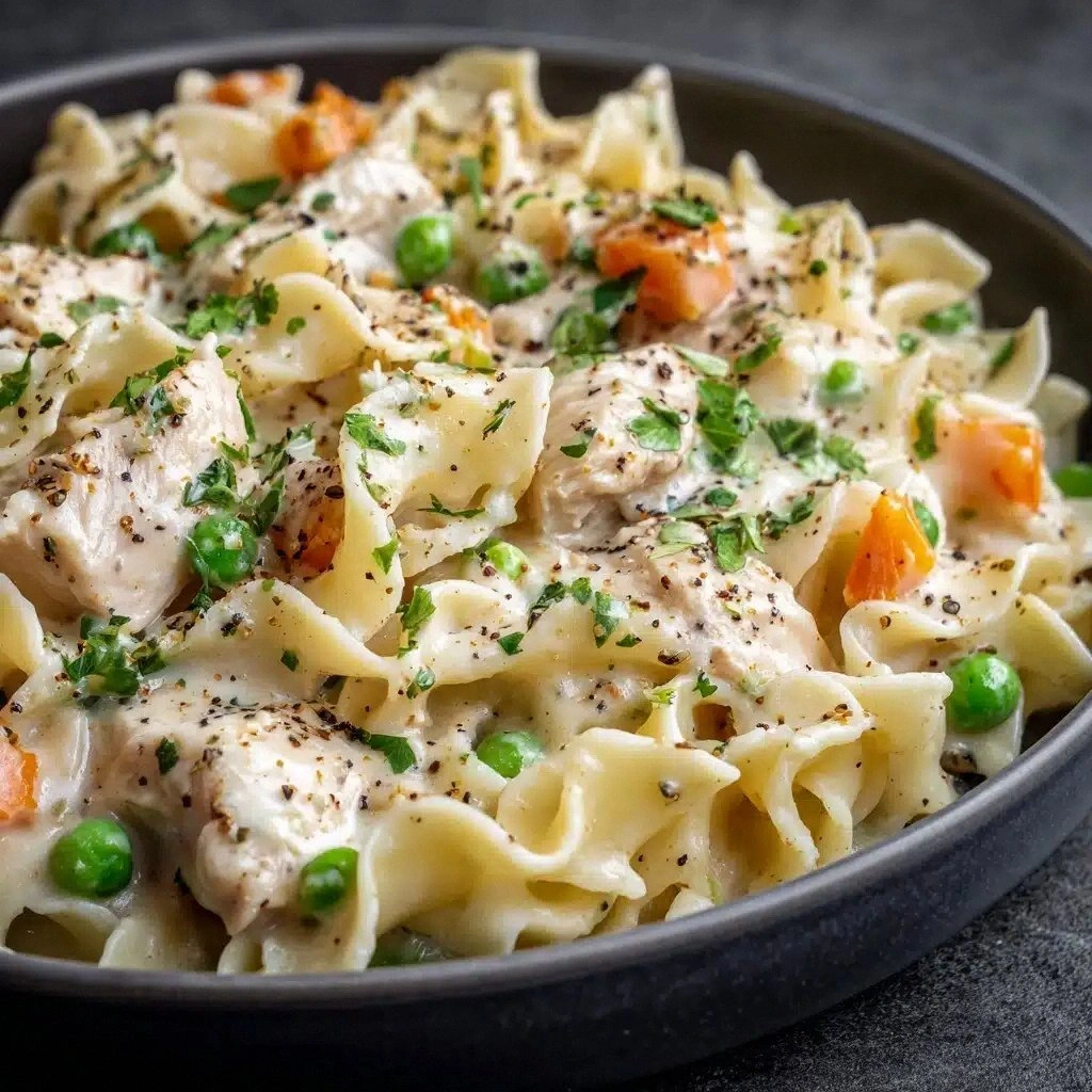Easy One Pot Chicken and Noodl