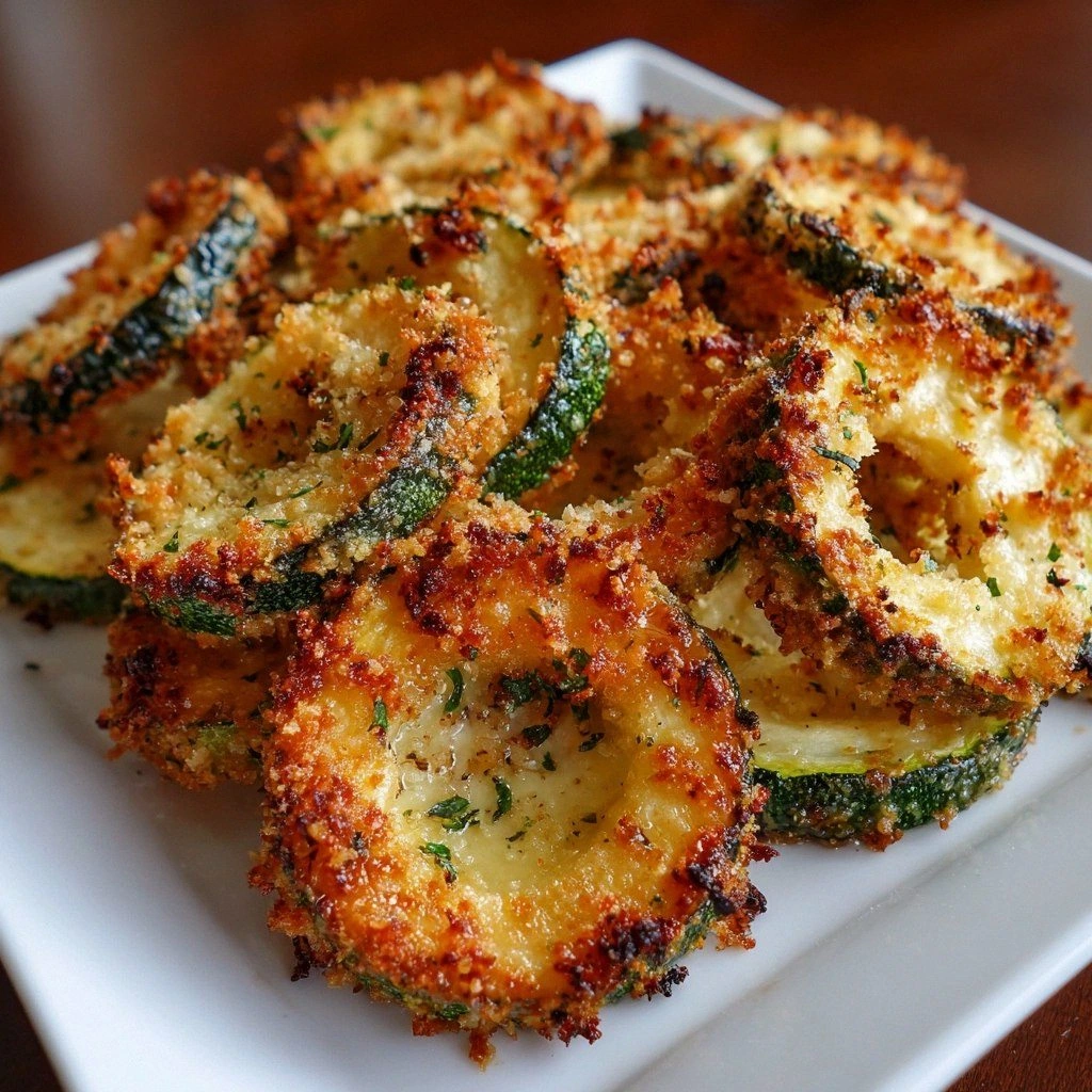 Easy Parmesan Zucchini Rings