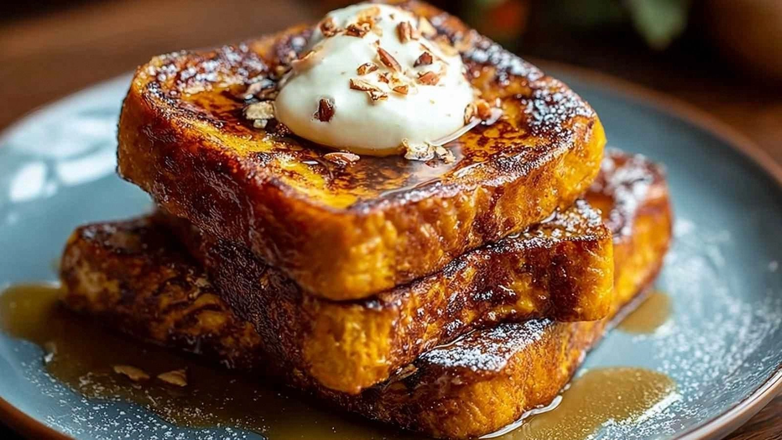 Easy Pumpkin French Toast Reci