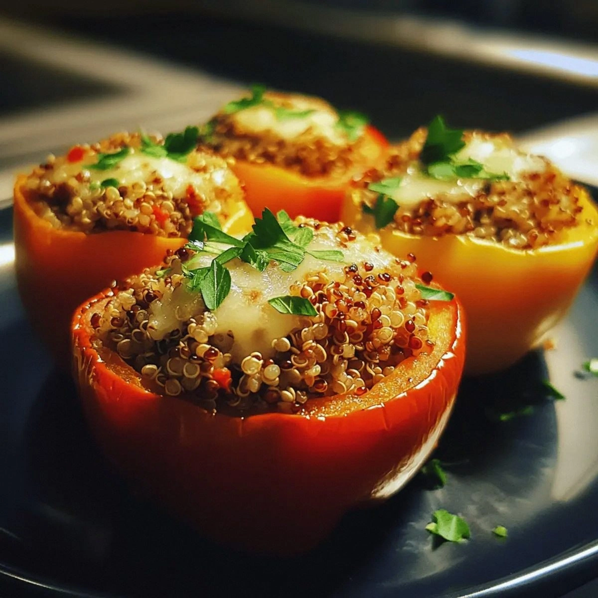 Easy Quinoa Stuffed Peppers Re